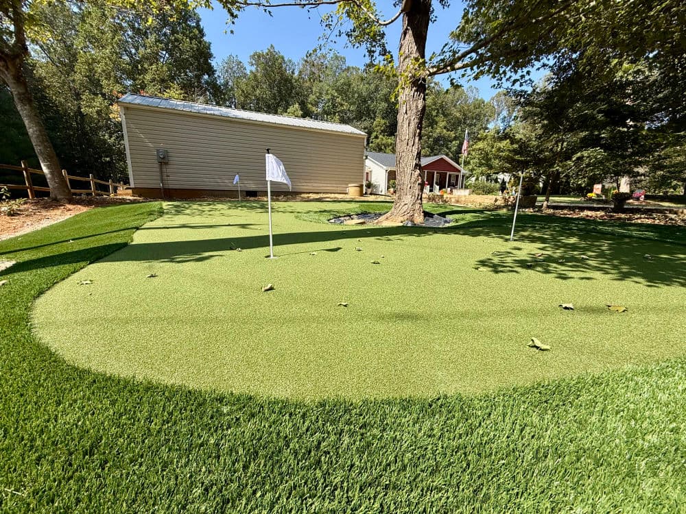 Gallery photos for Backyard Putting Green Built in McLeansville NC: Image #2